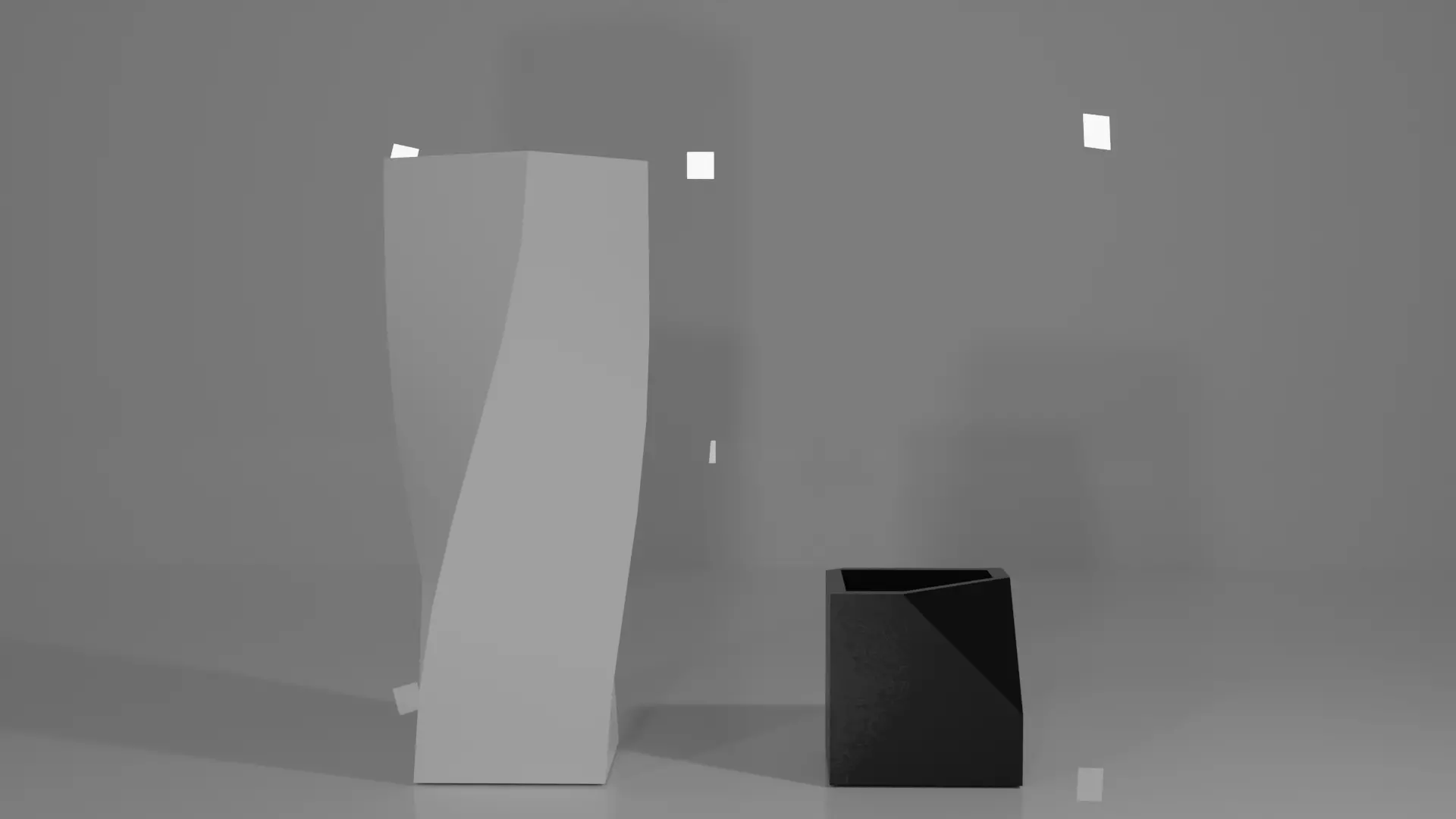 moderen vase  Low-poly 3D model_0