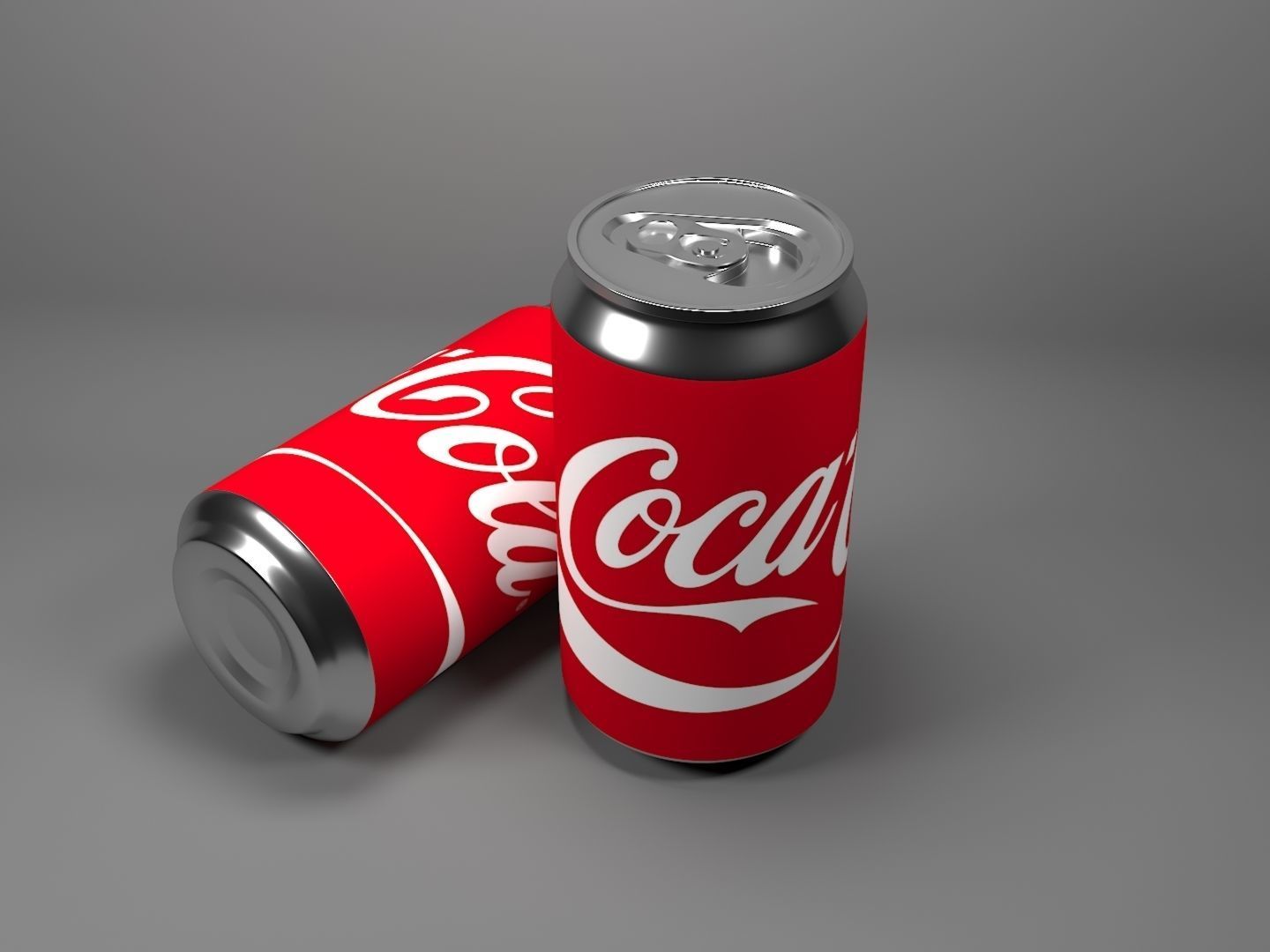 Coke Can 3D Model 3D model_3