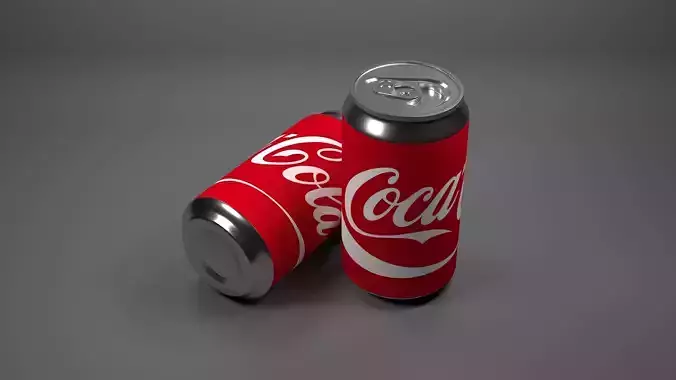 Coke Can 3D Model 3D model