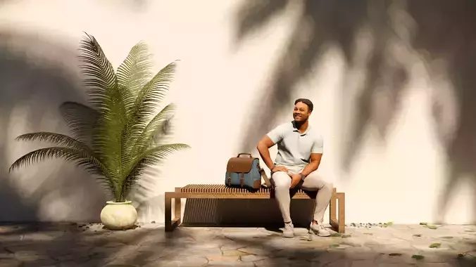 Parametric Bench or Table 3D model