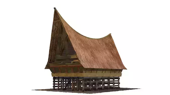 Rumah Adat Bolon - Batak 3D model
