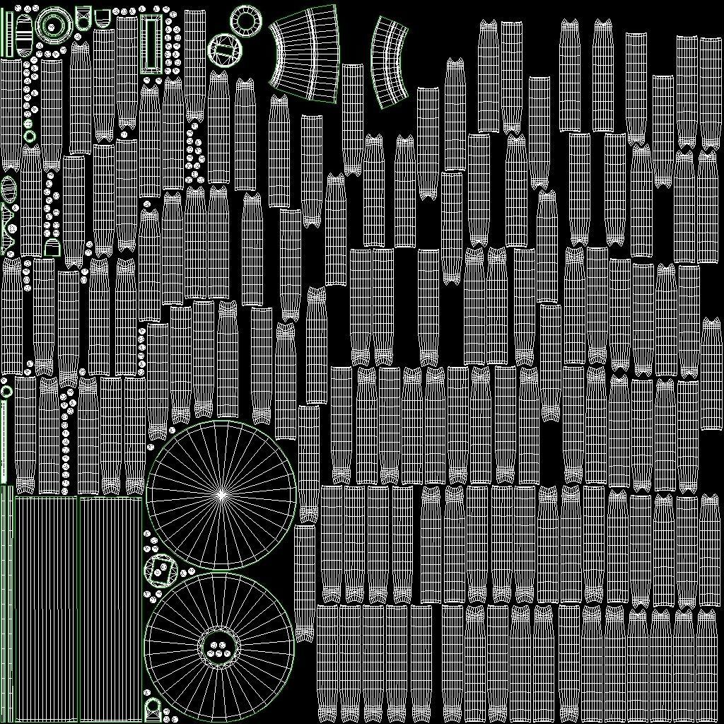 Mop And Bucket Low-poly 3D model_18