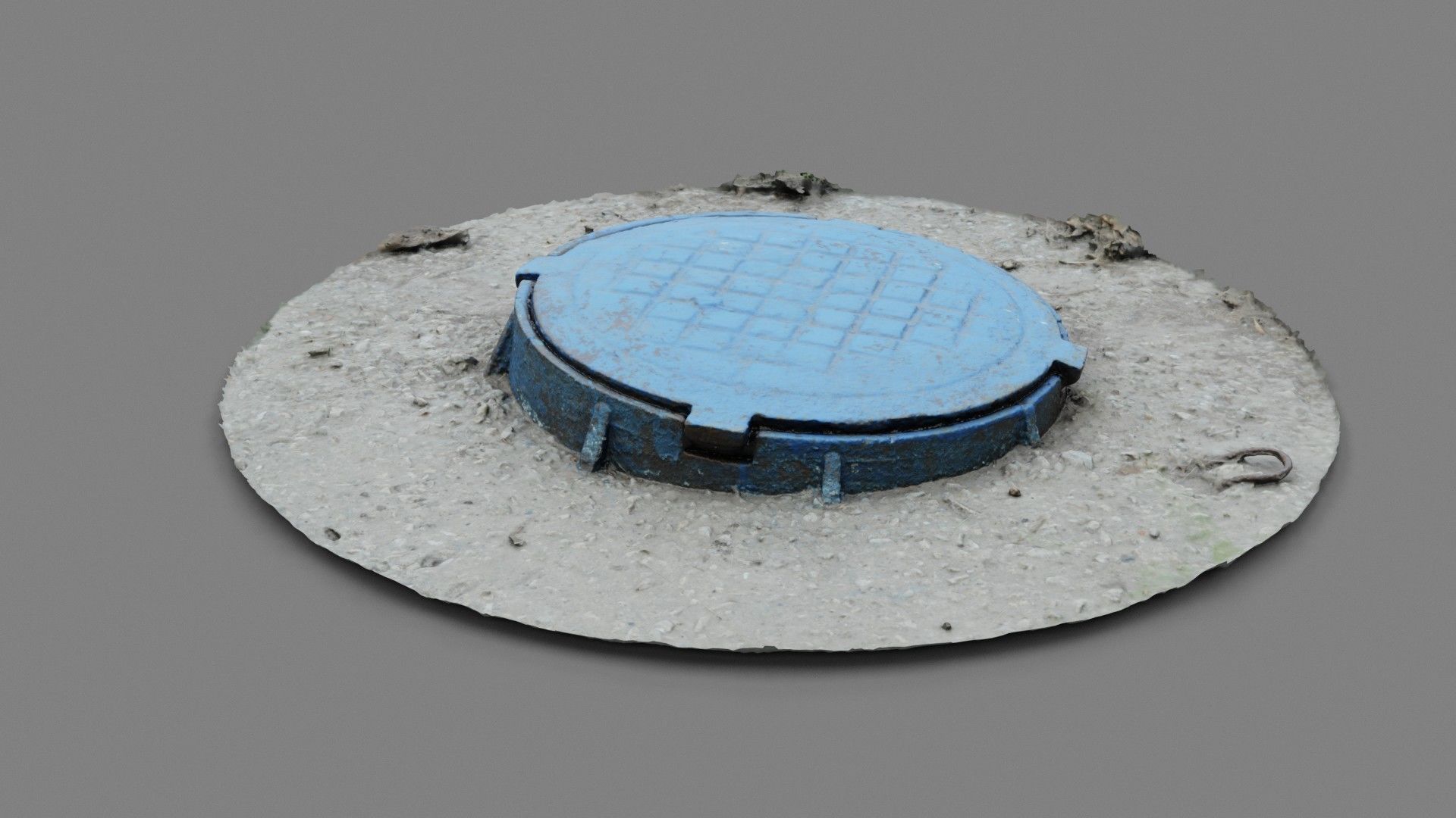 Cover manhole 02 high-poly 3D model_13