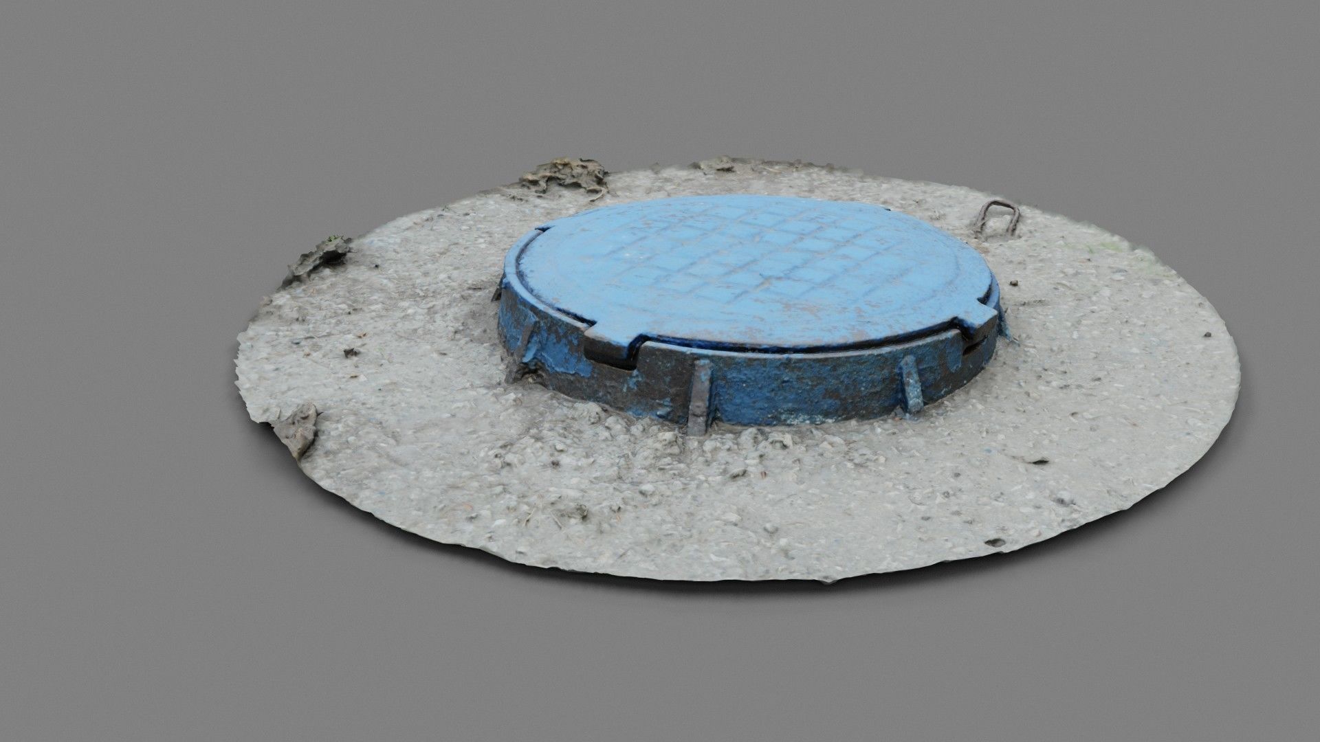Cover manhole 02 high-poly 3D model_15