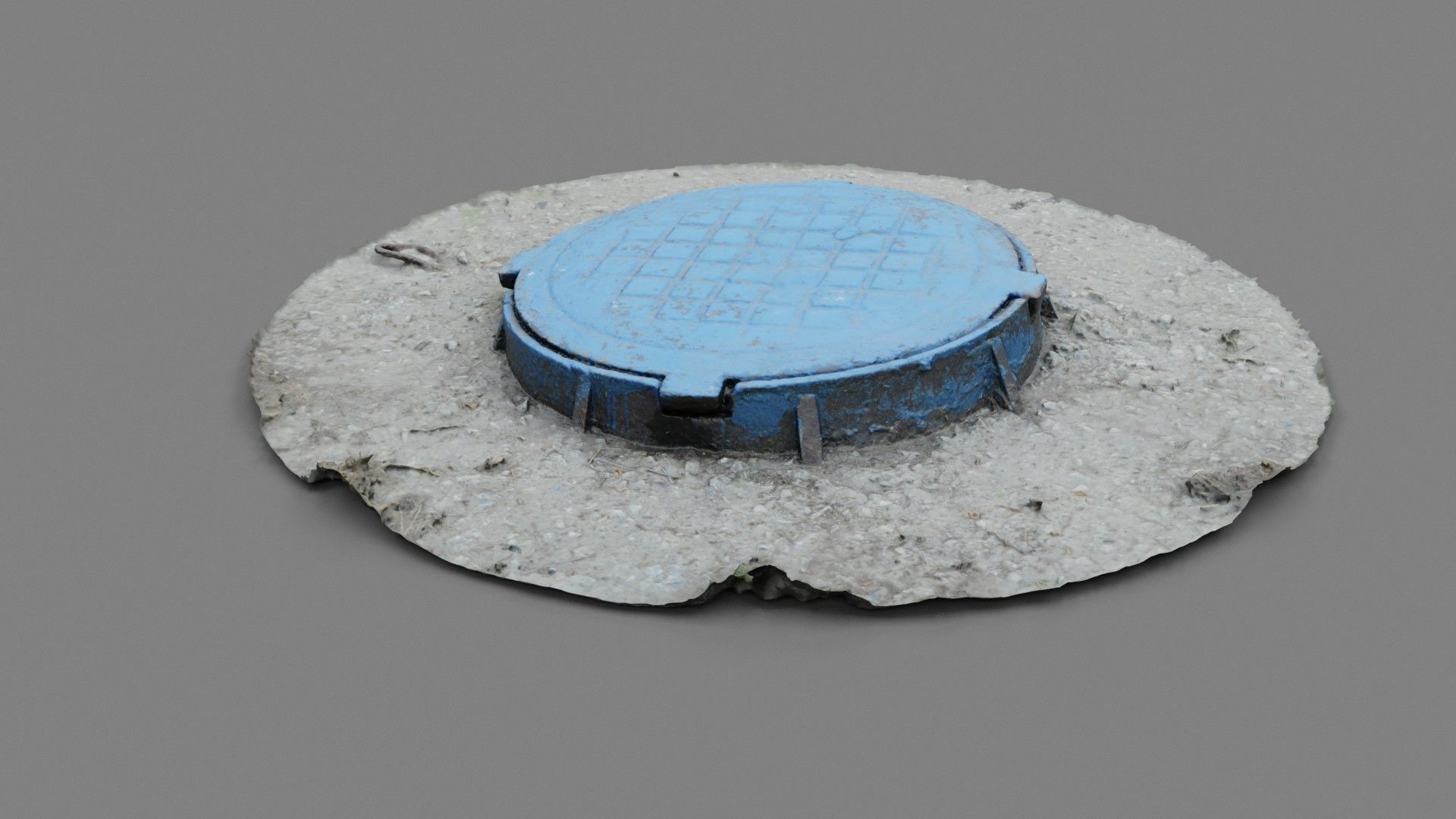 Cover manhole 02 high-poly 3D model_18