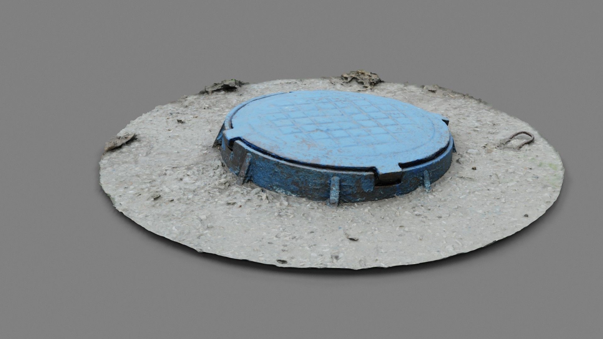 Cover manhole 02 high-poly 3D model_14