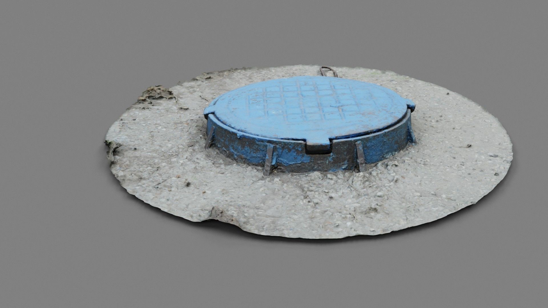 Cover manhole 02 high-poly 3D model_16