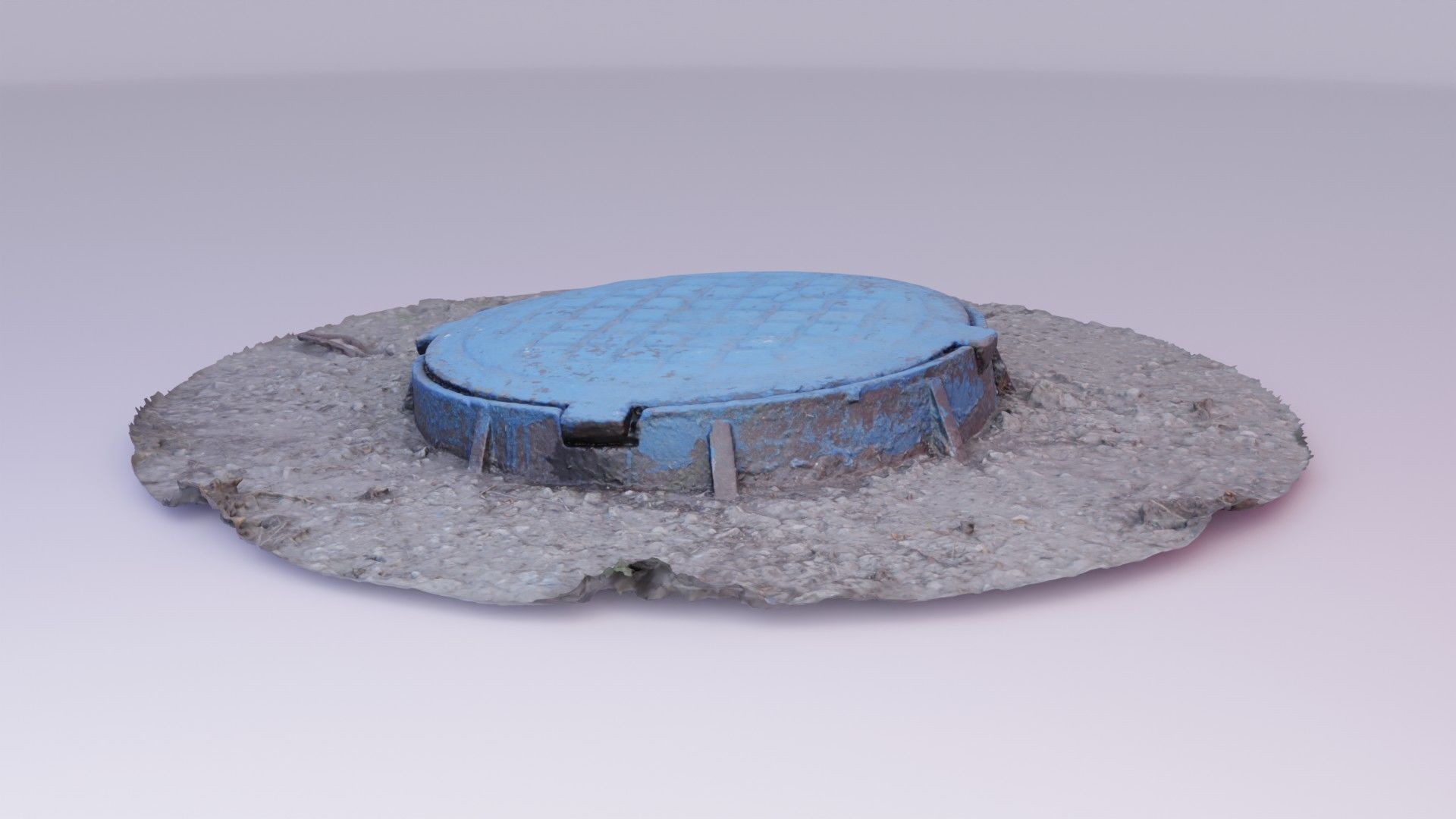 Cover manhole 02 high-poly 3D model_8