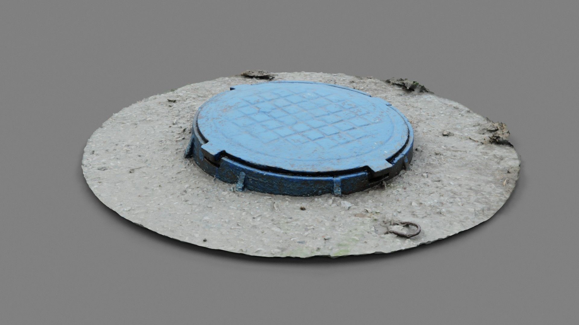 Cover manhole 02 high-poly 3D model_12