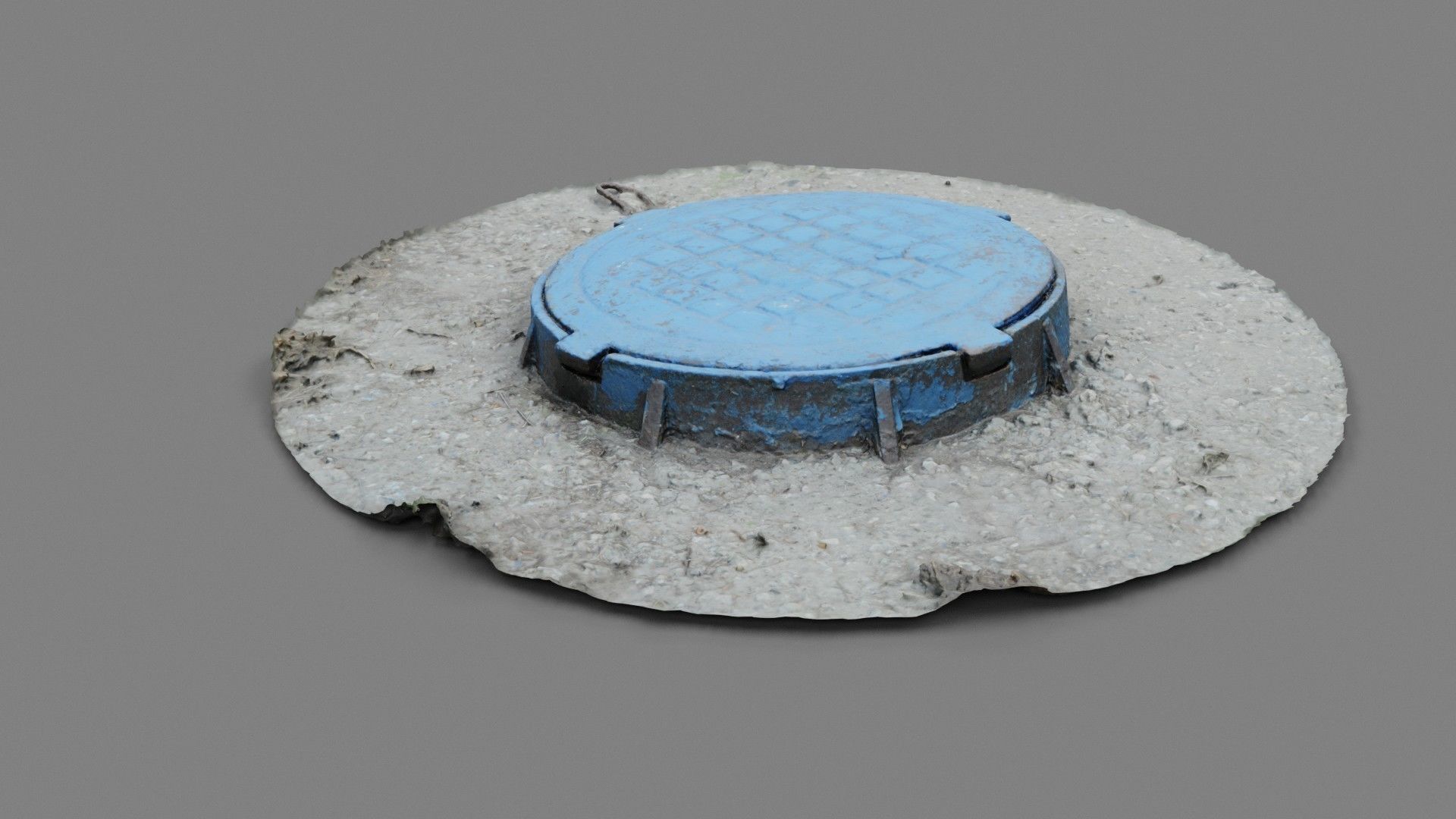 Cover manhole 02 high-poly 3D model_17