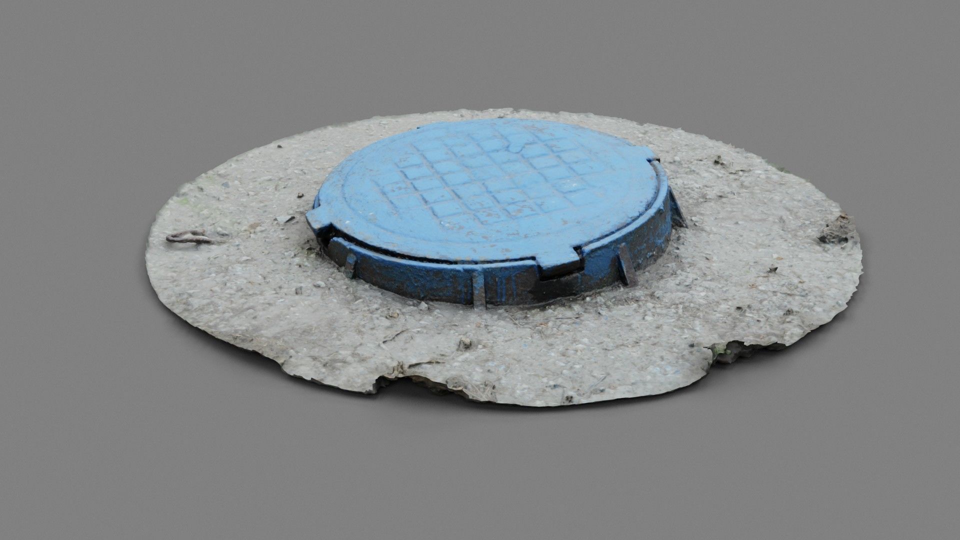 Cover manhole 02 high-poly 3D model_19