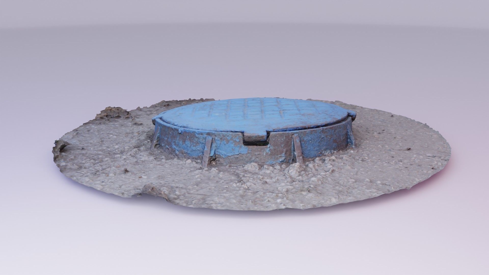 Cover manhole 02 high-poly 3D model_6