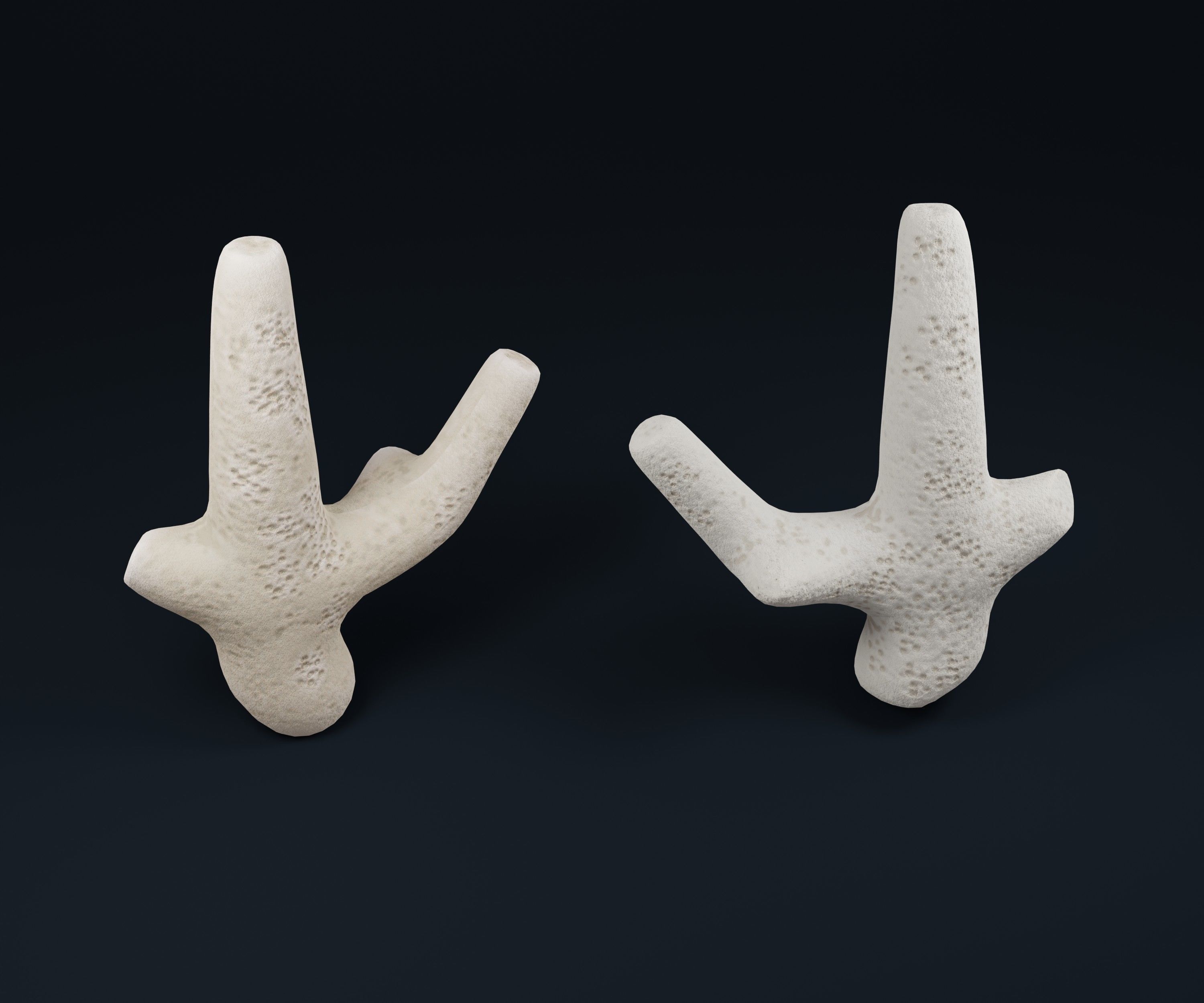 Low Poly Sea Shells Pack with Unreal Engine 5 Project Low-poly 3D model_17