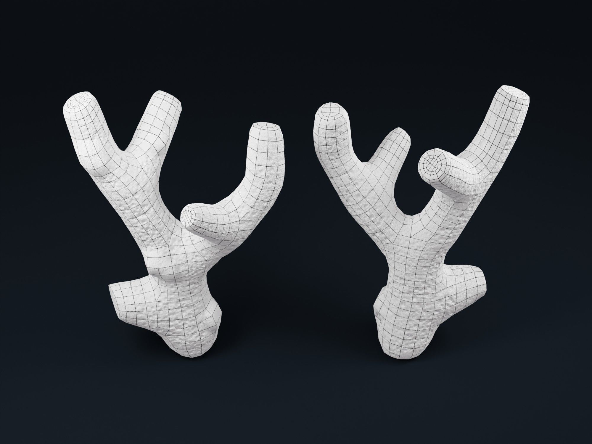 Low Poly Sea Shells Pack with Unreal Engine 5 Project Low-poly 3D model_41
