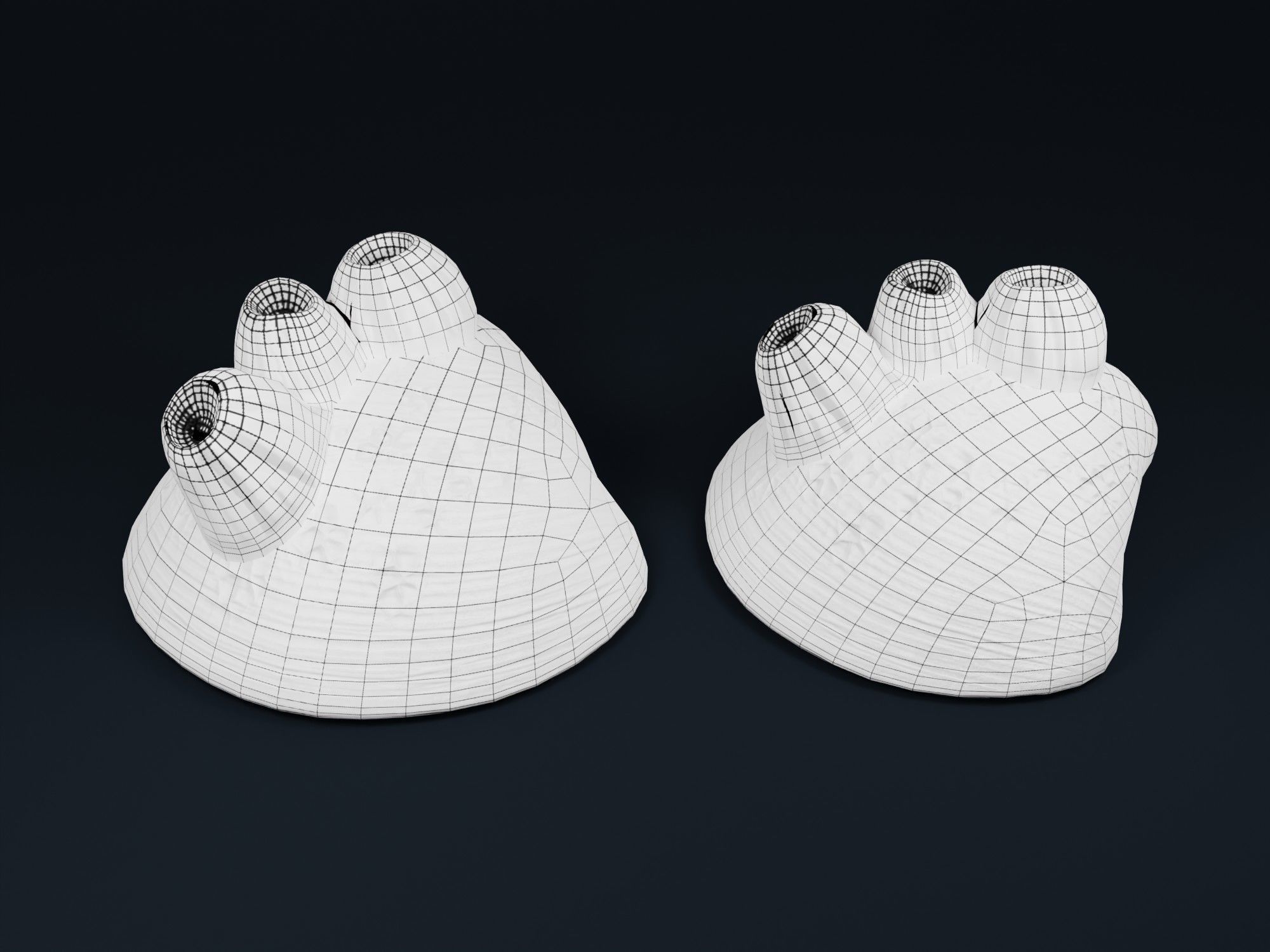 Low Poly Sea Shells Pack with Unreal Engine 5 Project Low-poly 3D model_45