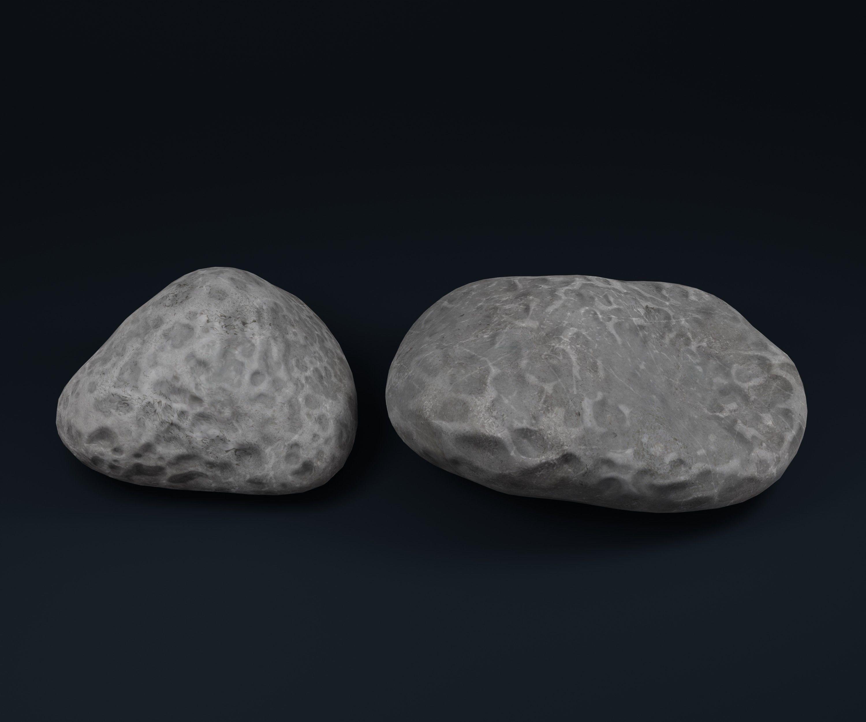 Low Poly Sea Shells Pack with Unreal Engine 5 Project Low-poly 3D model_25