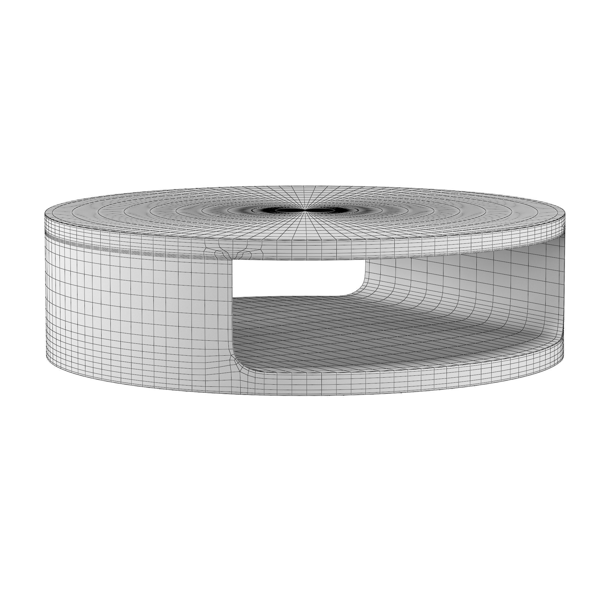 OSLO OPEN ROUND COFFEE TABLE 3D model_5