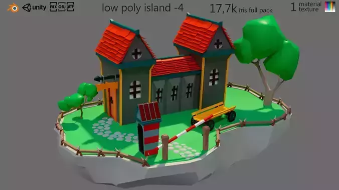 island 4 with house