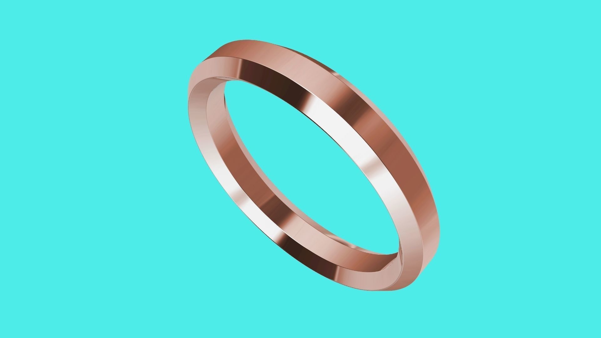 4 sizes wedding band 009 stl verified 3D print model_64