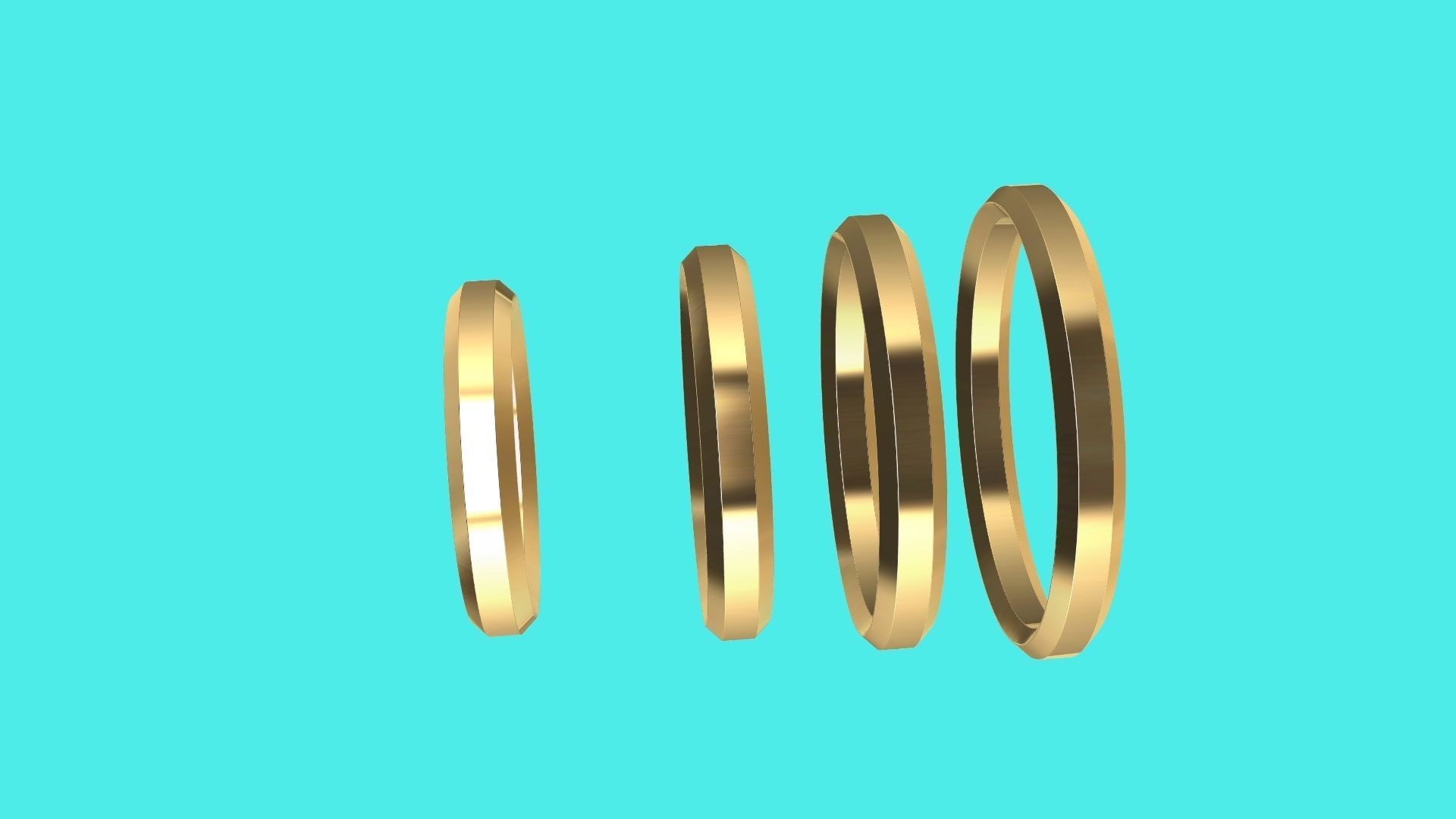 18 wedding band 009 stl verified 3D print model_2