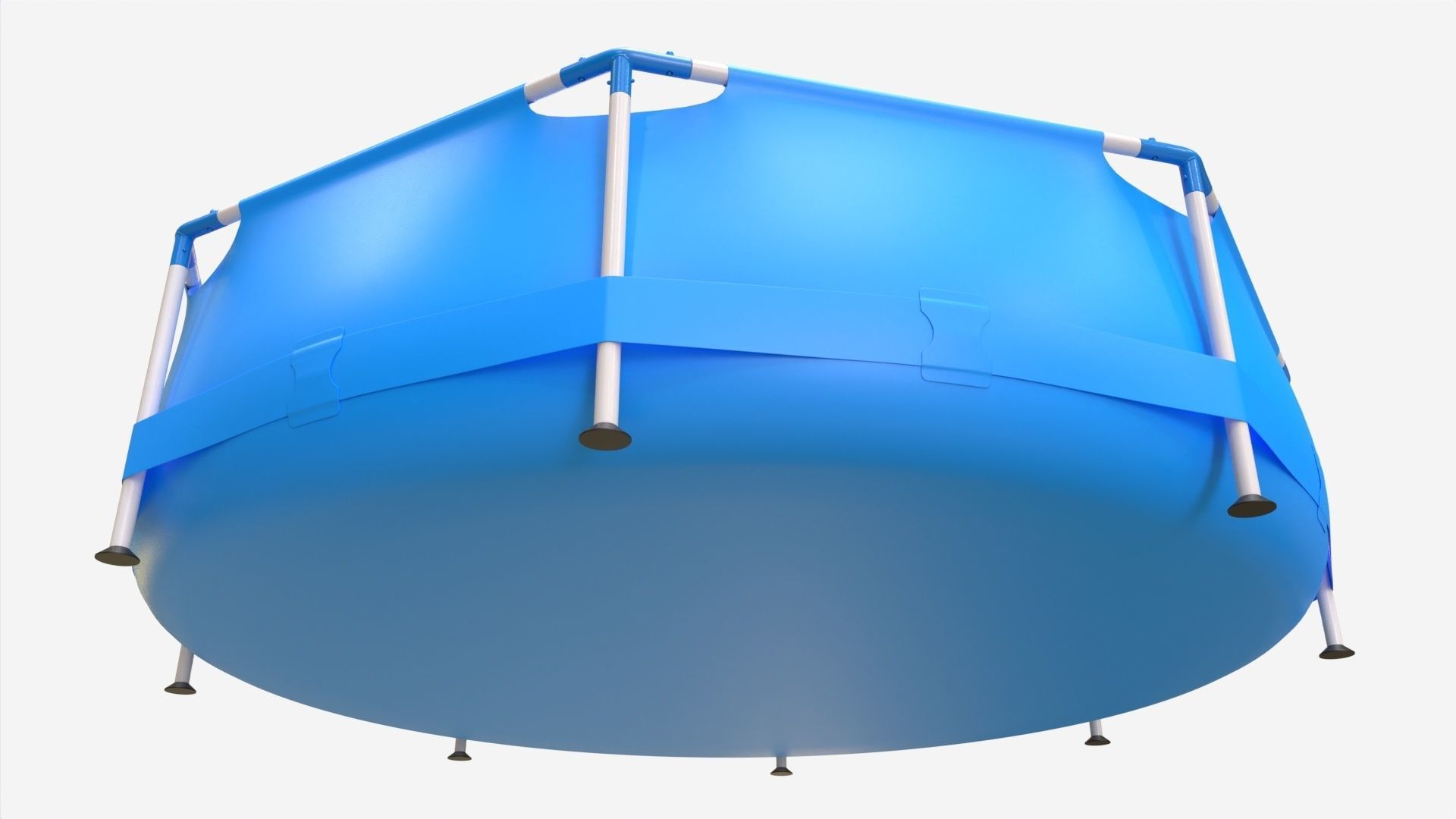 Garden Frame Swimming Pool 3D model_3