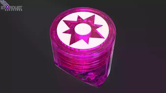  Star Sapphire Lantern Ring with LED light 3D print model