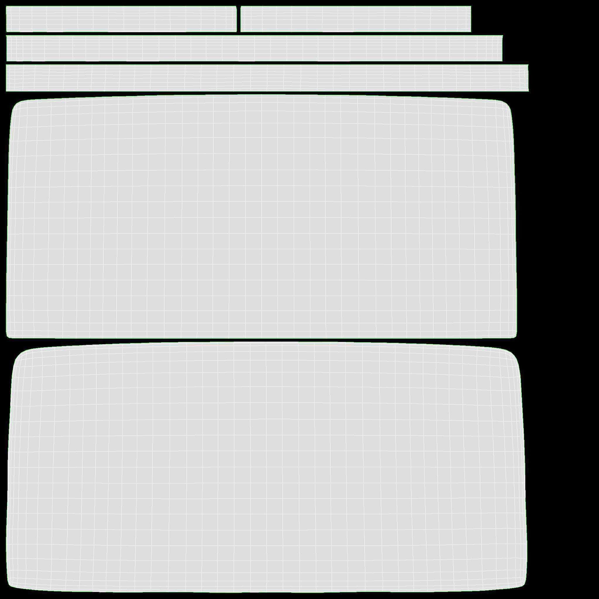 Garden sofa Waters 3D model_8