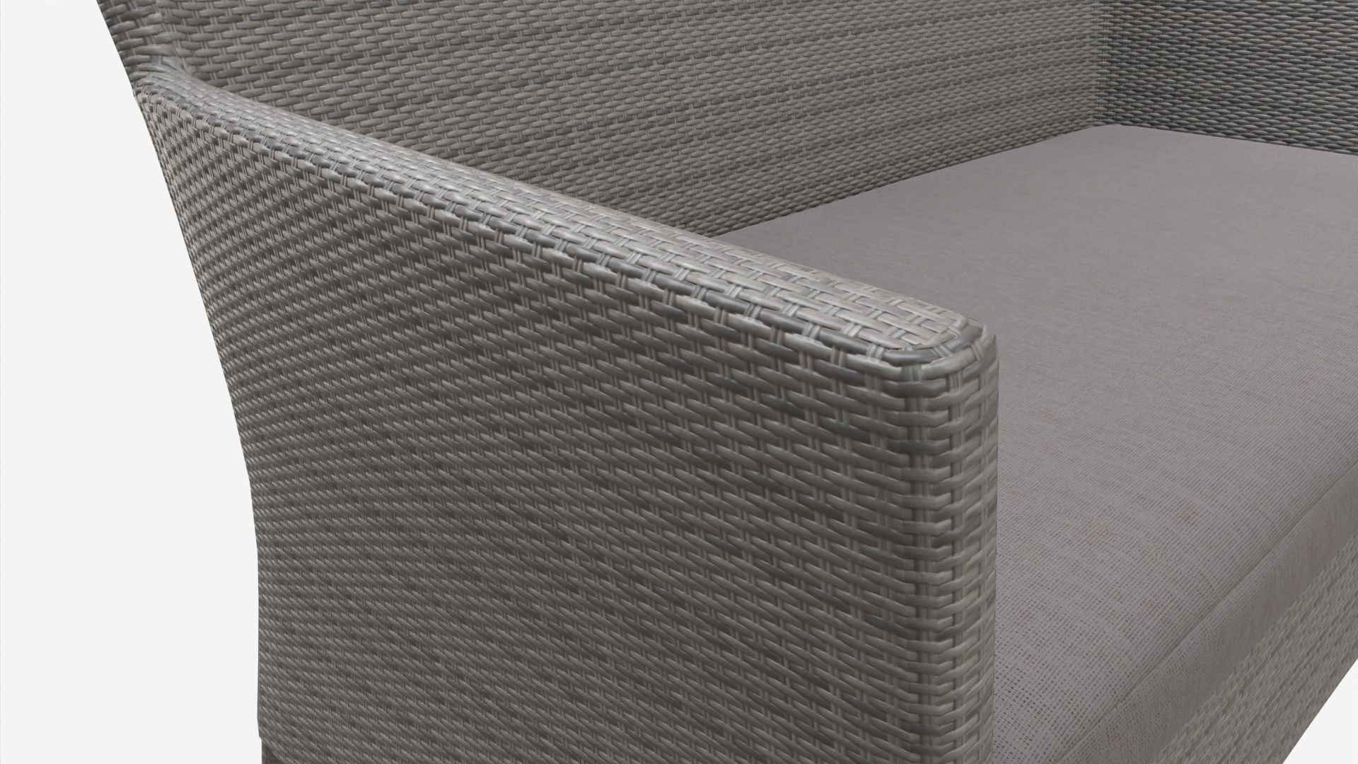 Garden sofa Waters 3D model_3