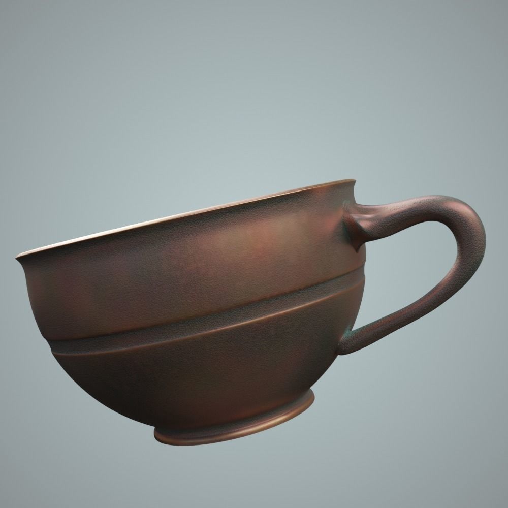 Cup Decorative - 3D Model to print Free Download Free 3D print model_1