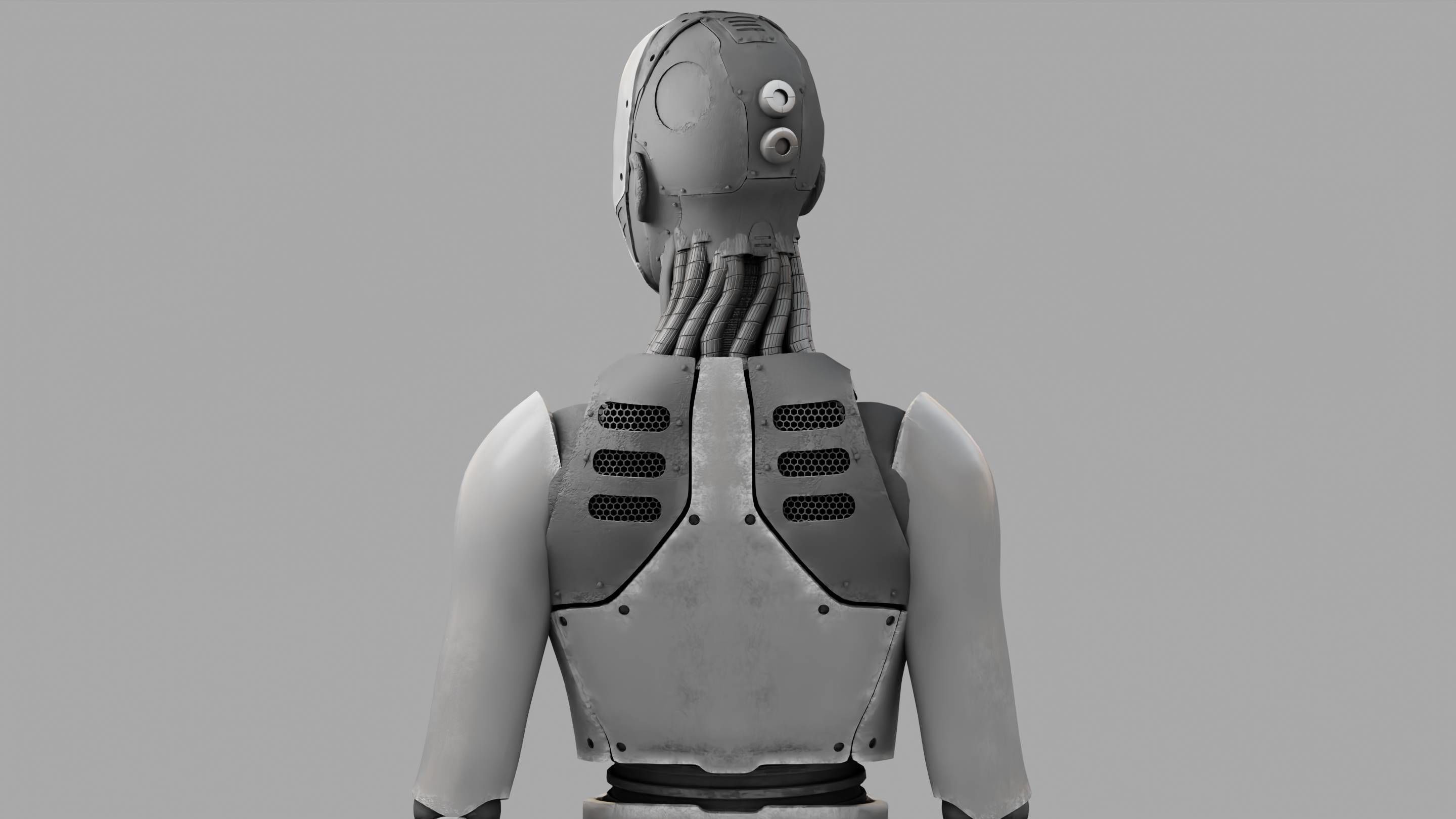 HUMANOID M2000  rigged character  3D model_24