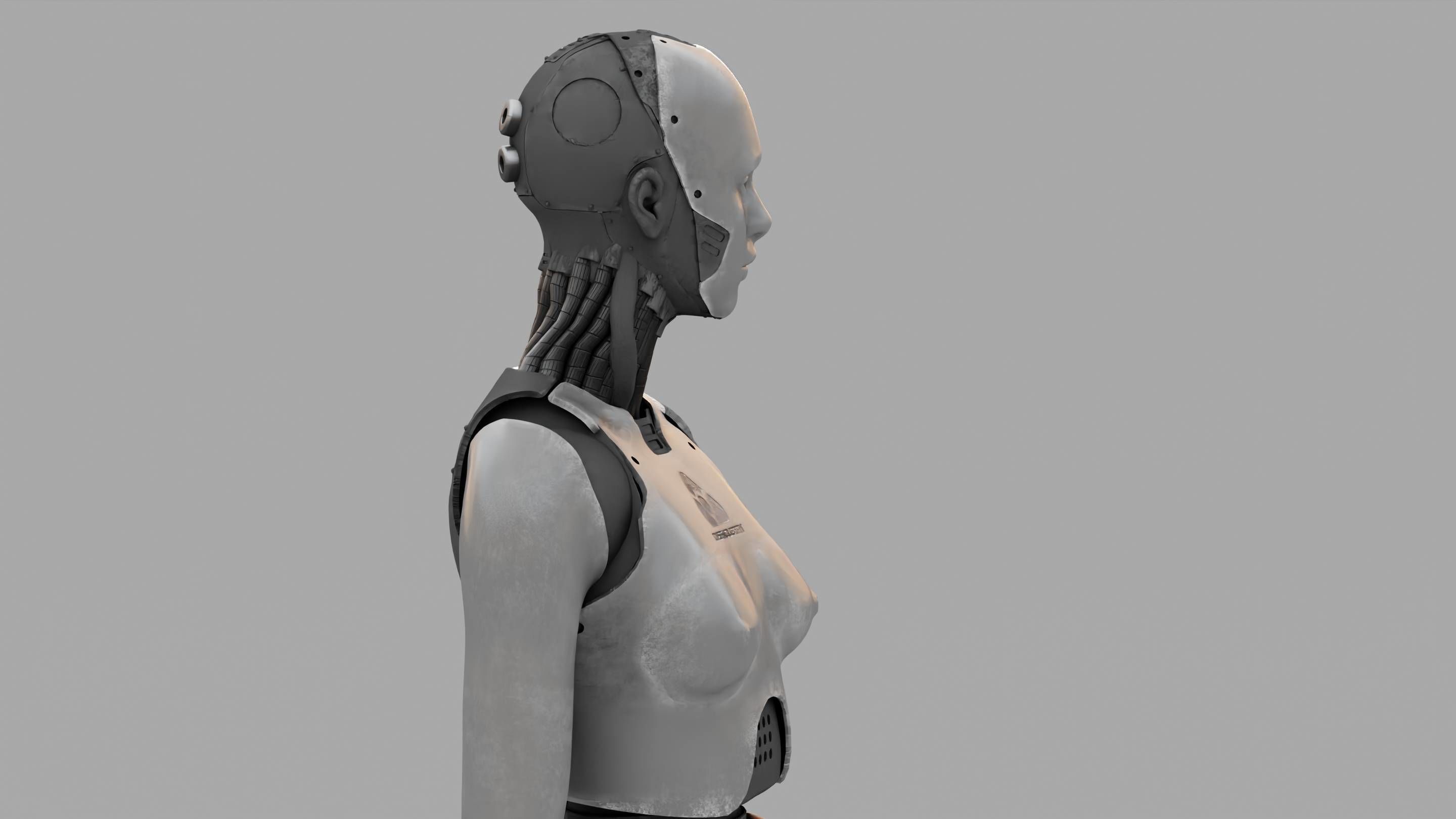 HUMANOID M2000  rigged character  3D model_20