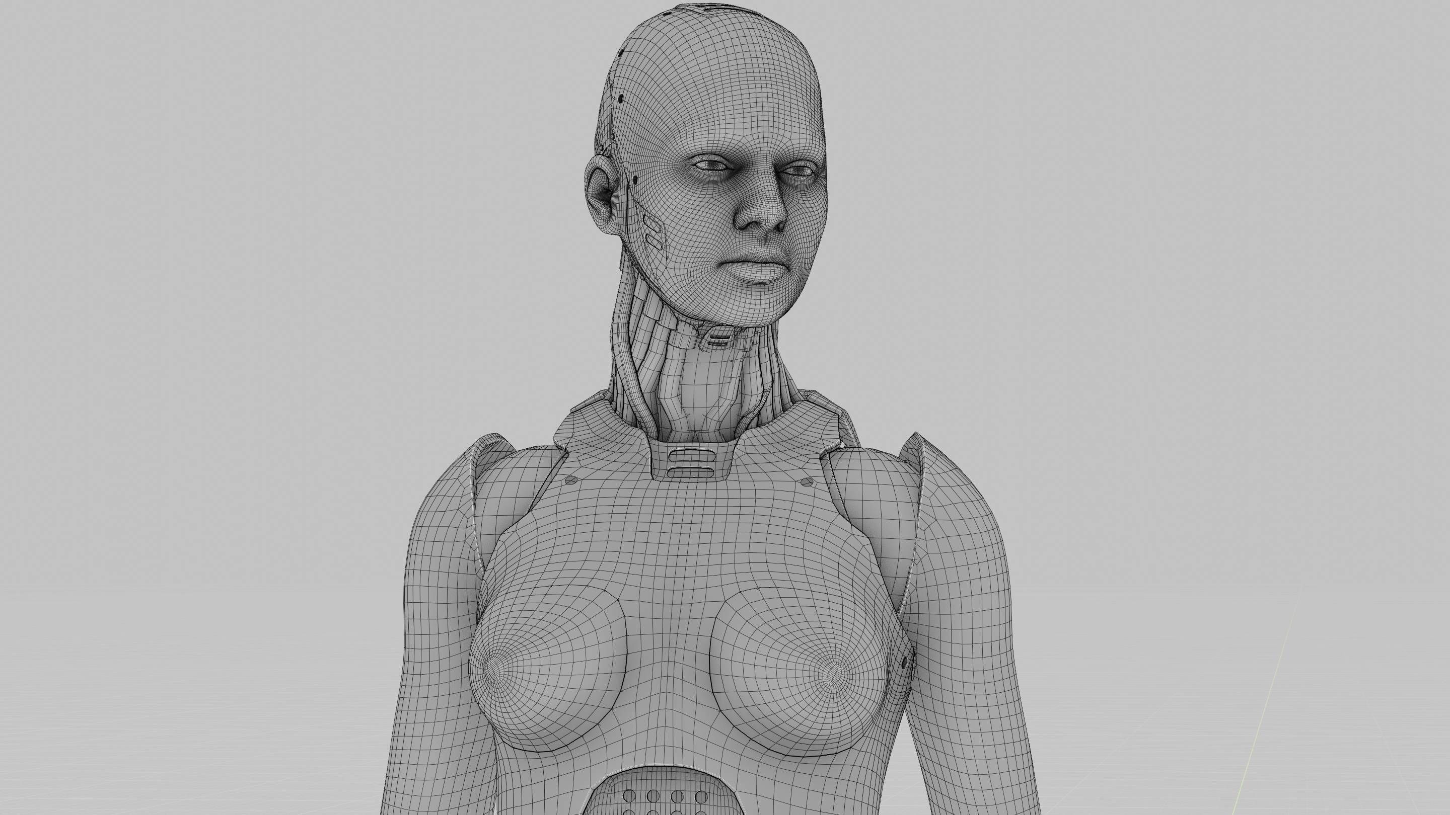 HUMANOID M2000  rigged character  3D model_36