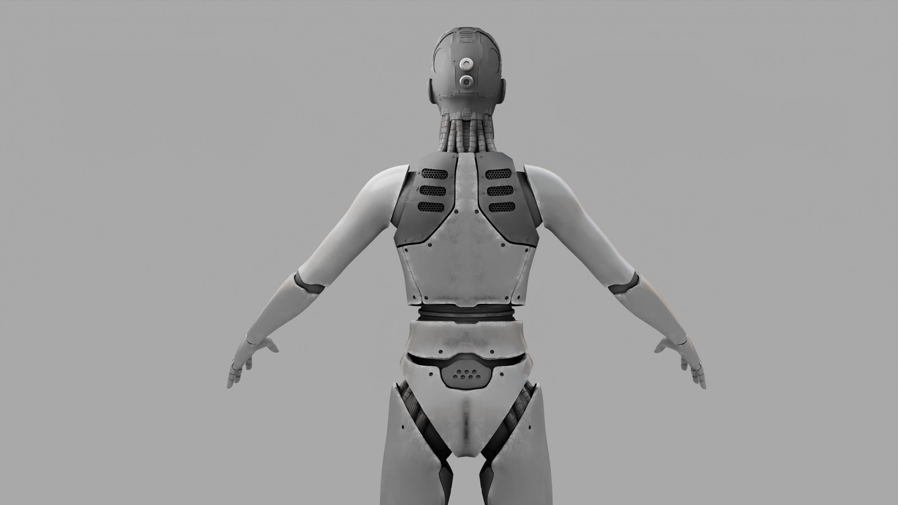 HUMANOID M2000  rigged character  3D model_31