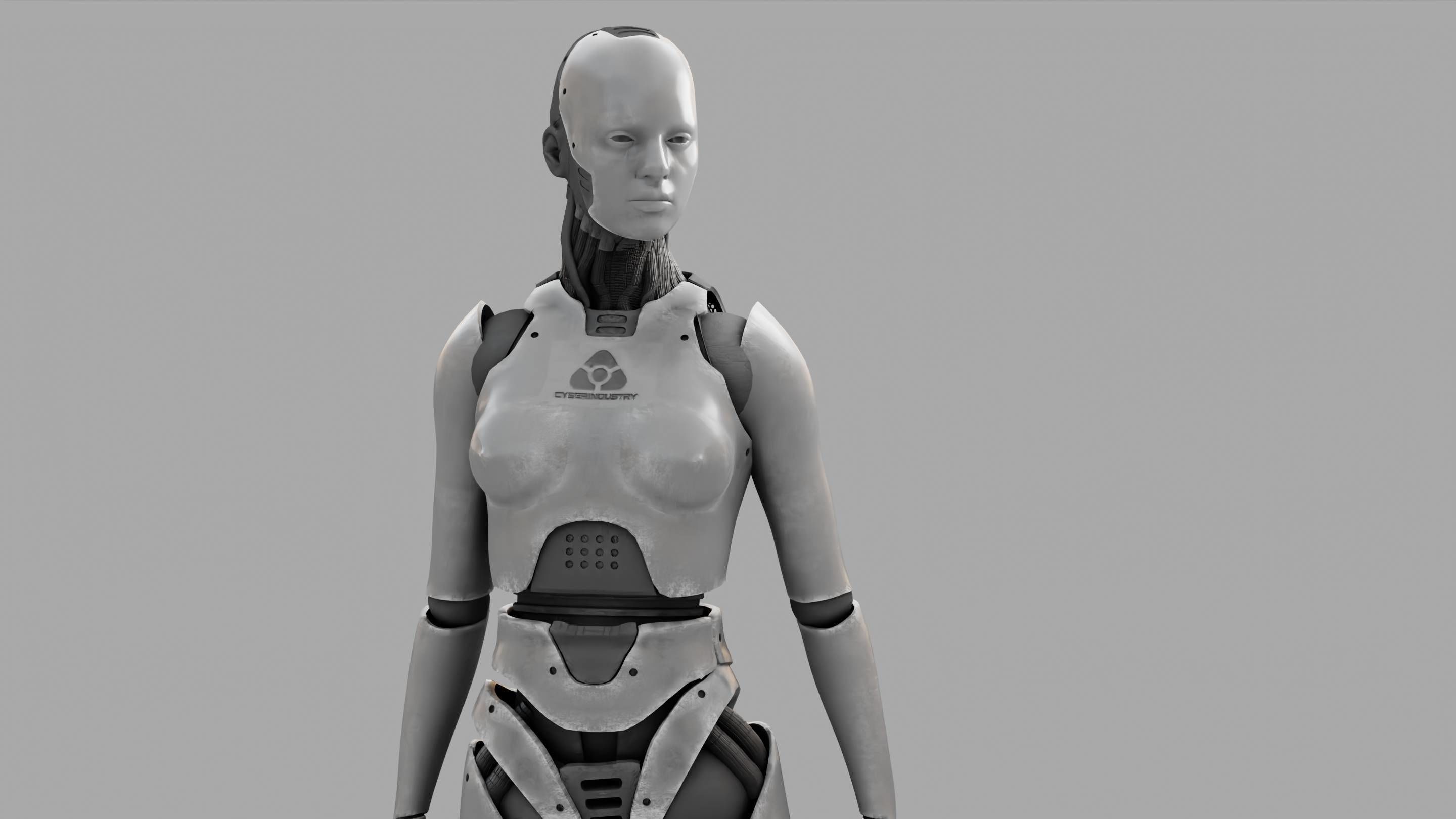 HUMANOID M2000  rigged character  3D model_17