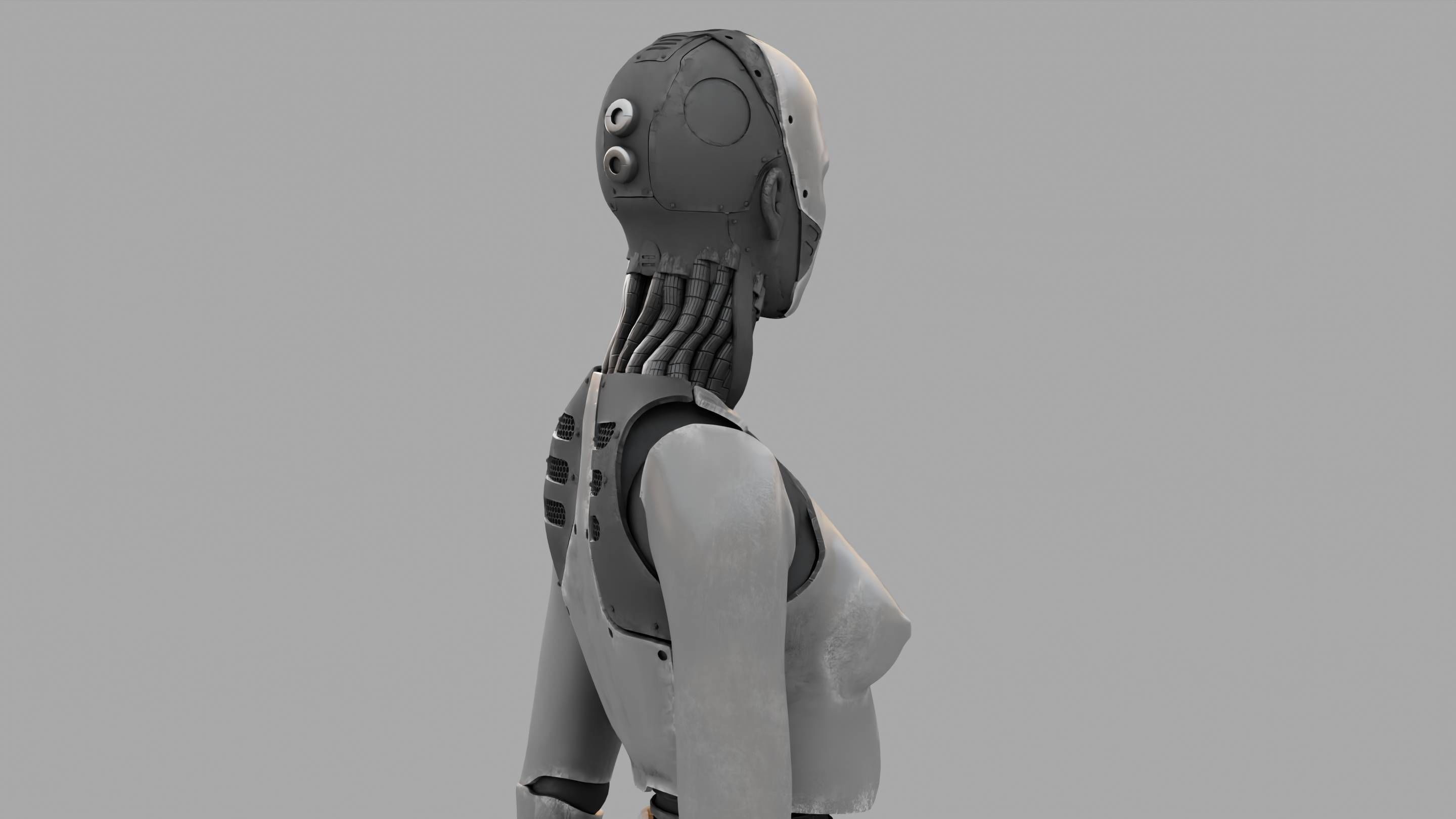 HUMANOID M2000  rigged character  3D model_21