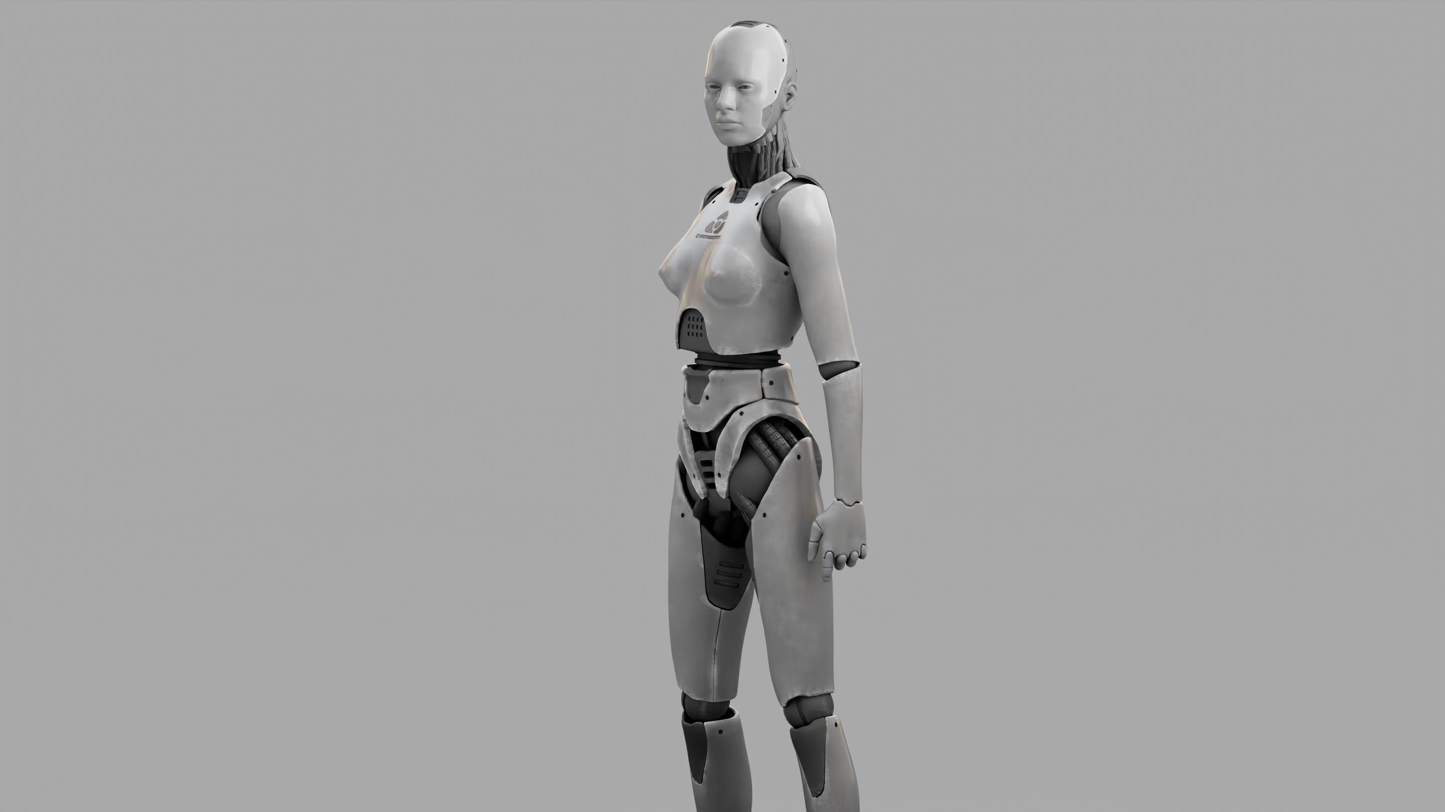 HUMANOID M2000  rigged character  3D model_14