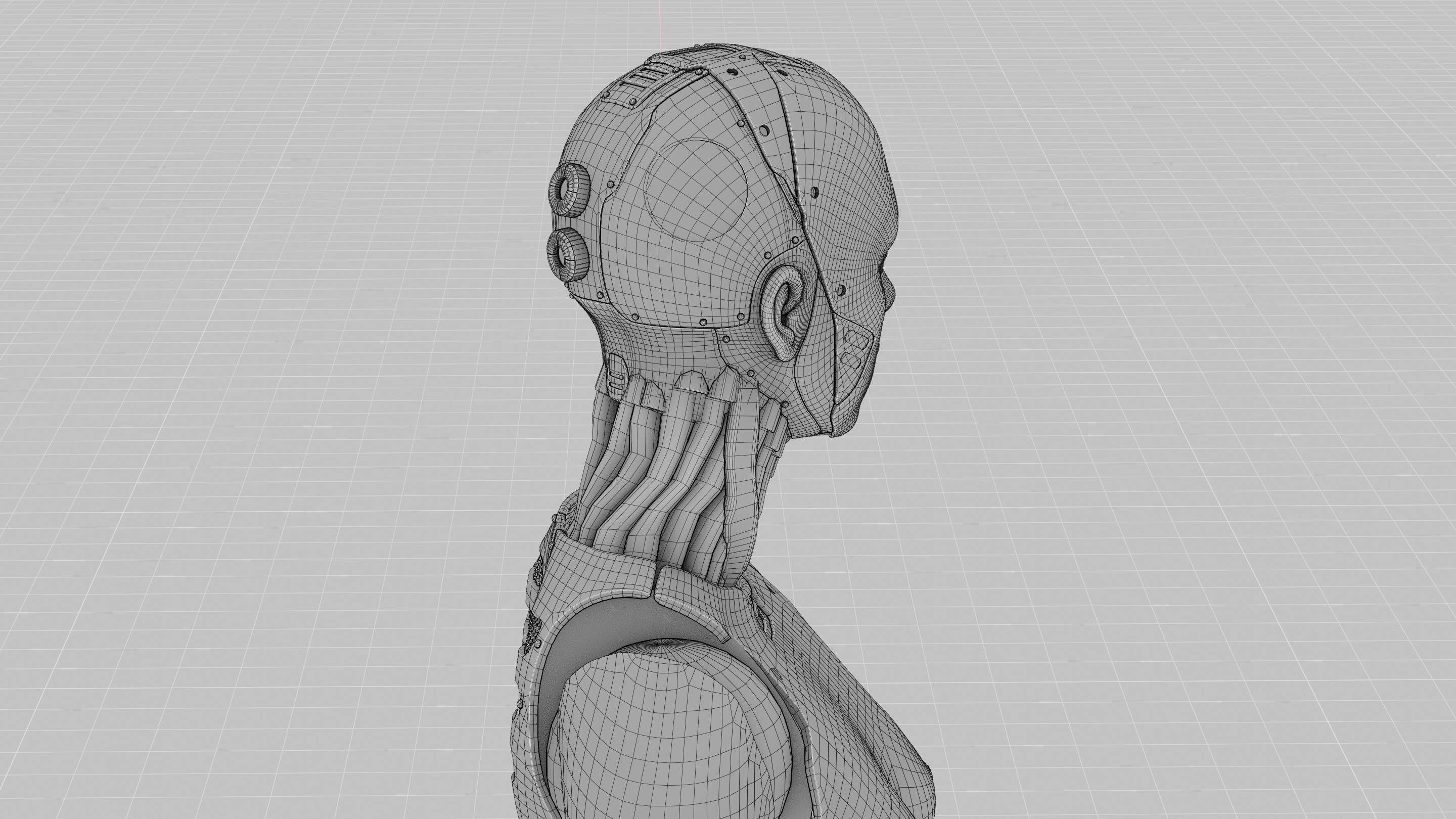 HUMANOID M2000  rigged character  3D model_37