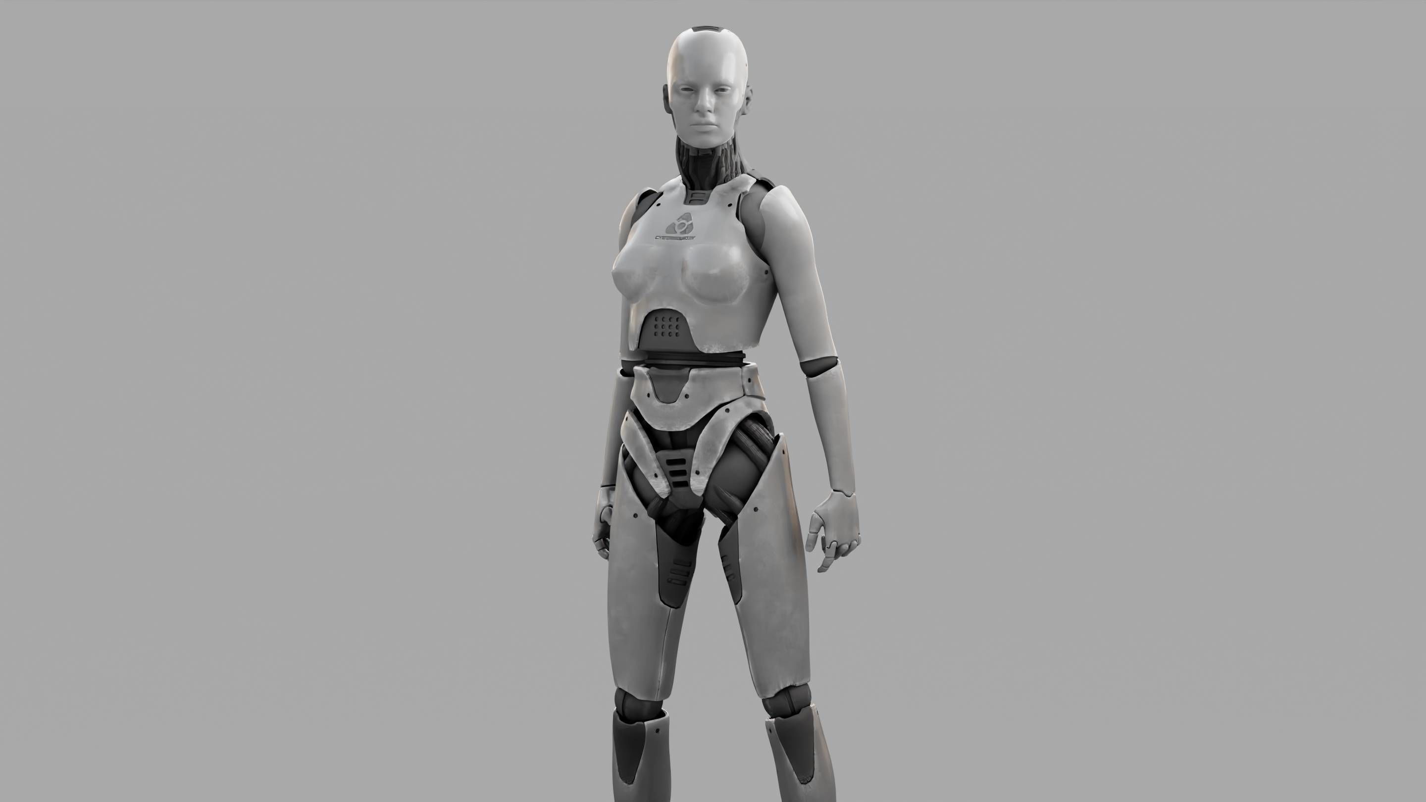 HUMANOID M2000  rigged character  3D model_15