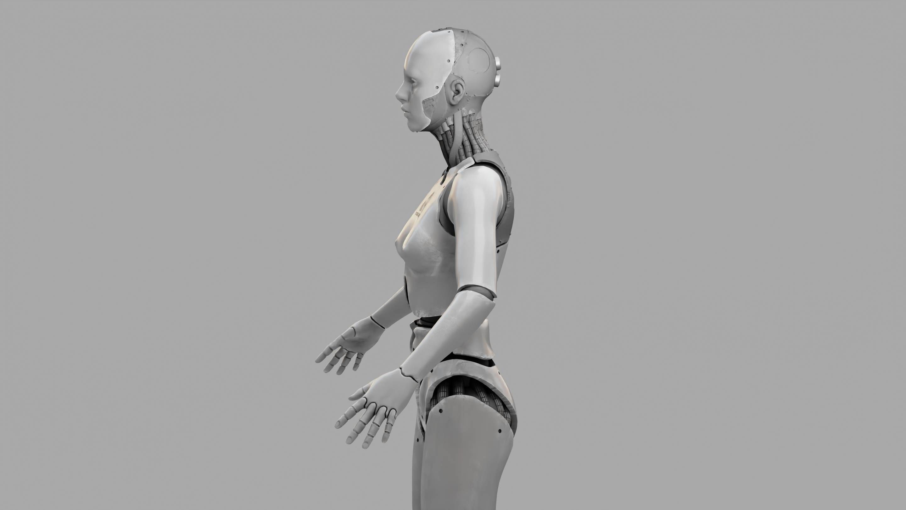 HUMANOID M2000  rigged character  3D model_30