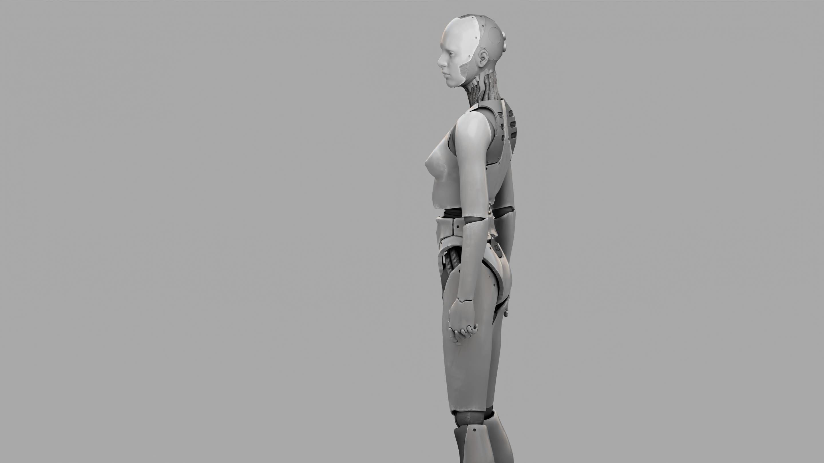 HUMANOID M2000  rigged character  3D model_13