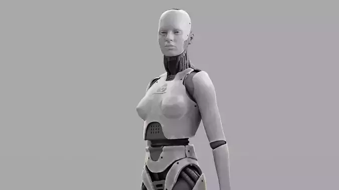 HUMANOID M2000  rigged character  3D model