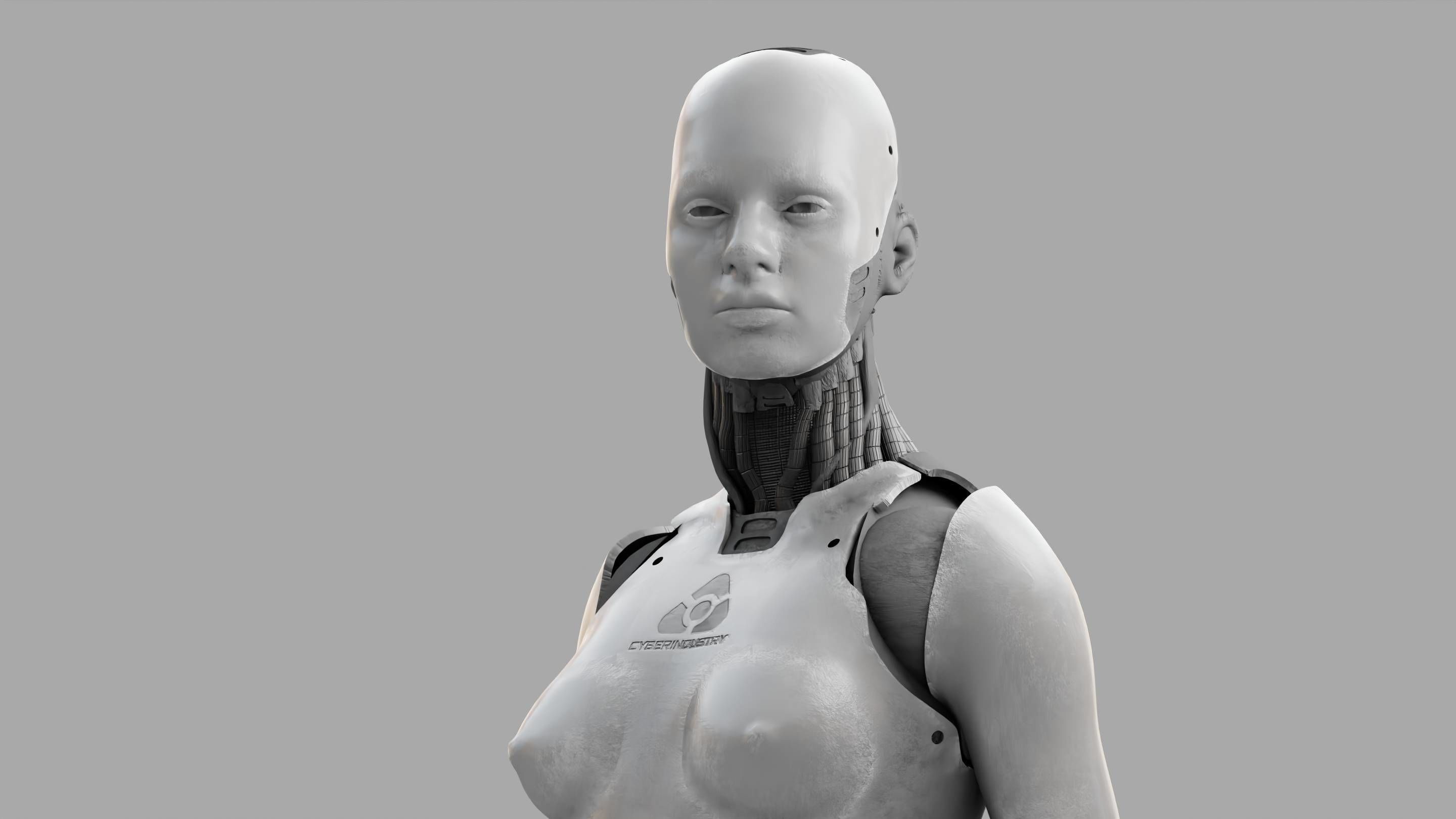 HUMANOID M2000  rigged character  3D model_27