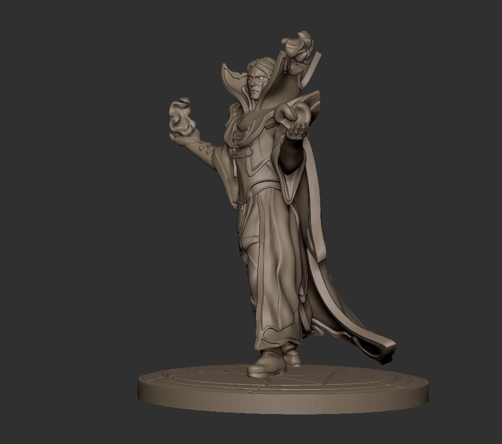 Invoker from Dota 2 75mm scale Ready to print 3D print model_5