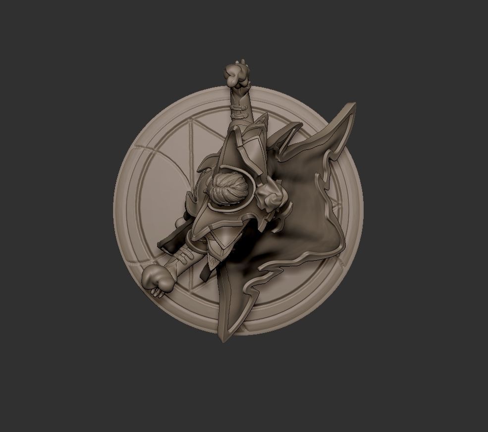 Invoker from Dota 2 75mm scale Ready to print 3D print model_2