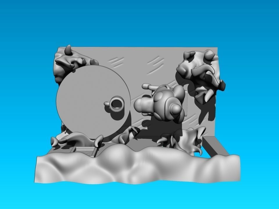 THIS IS FINE - MEME FIGURE 3D print model_6