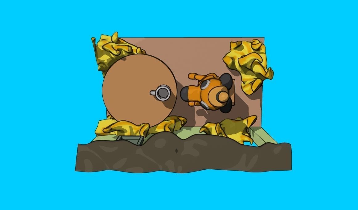 THIS IS FINE - MEME FIGURE 3D print model_5