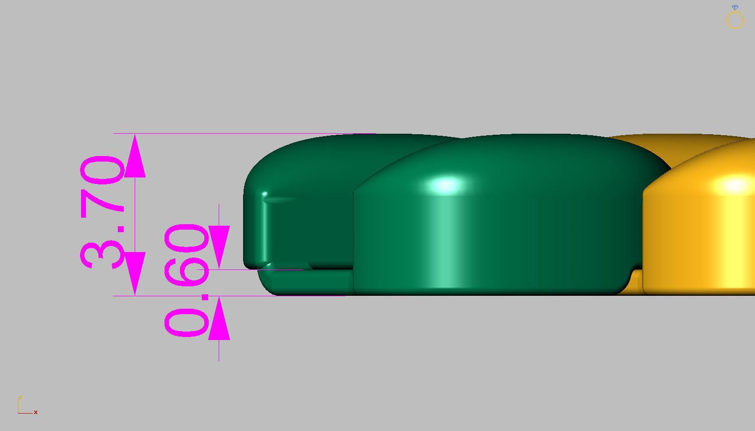 Grumet Cuban Chain with Drawer Lock 3D print model_13