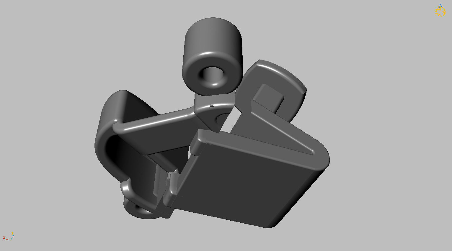 Grumet Cuban Chain with Drawer Lock 3D print model_8