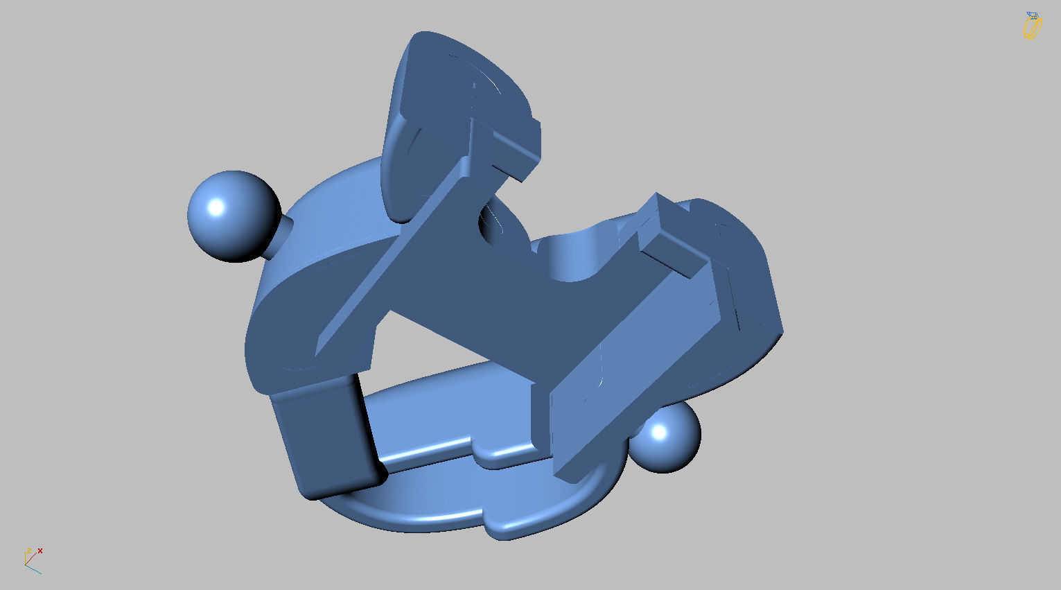 Grumet Cuban Chain with Drawer Lock 3D print model_10