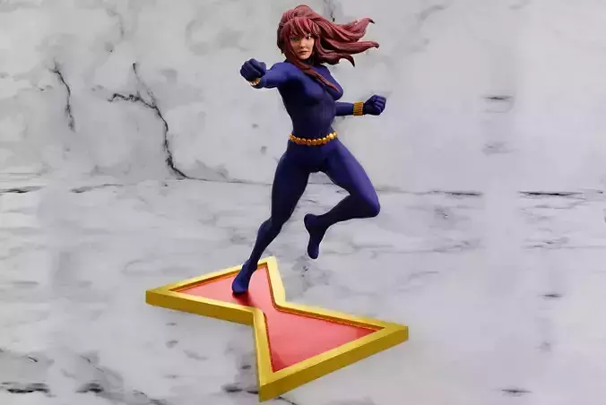 Black widow 1970 comics statue Ready to print 1-8 scale 3D print 3D print model
